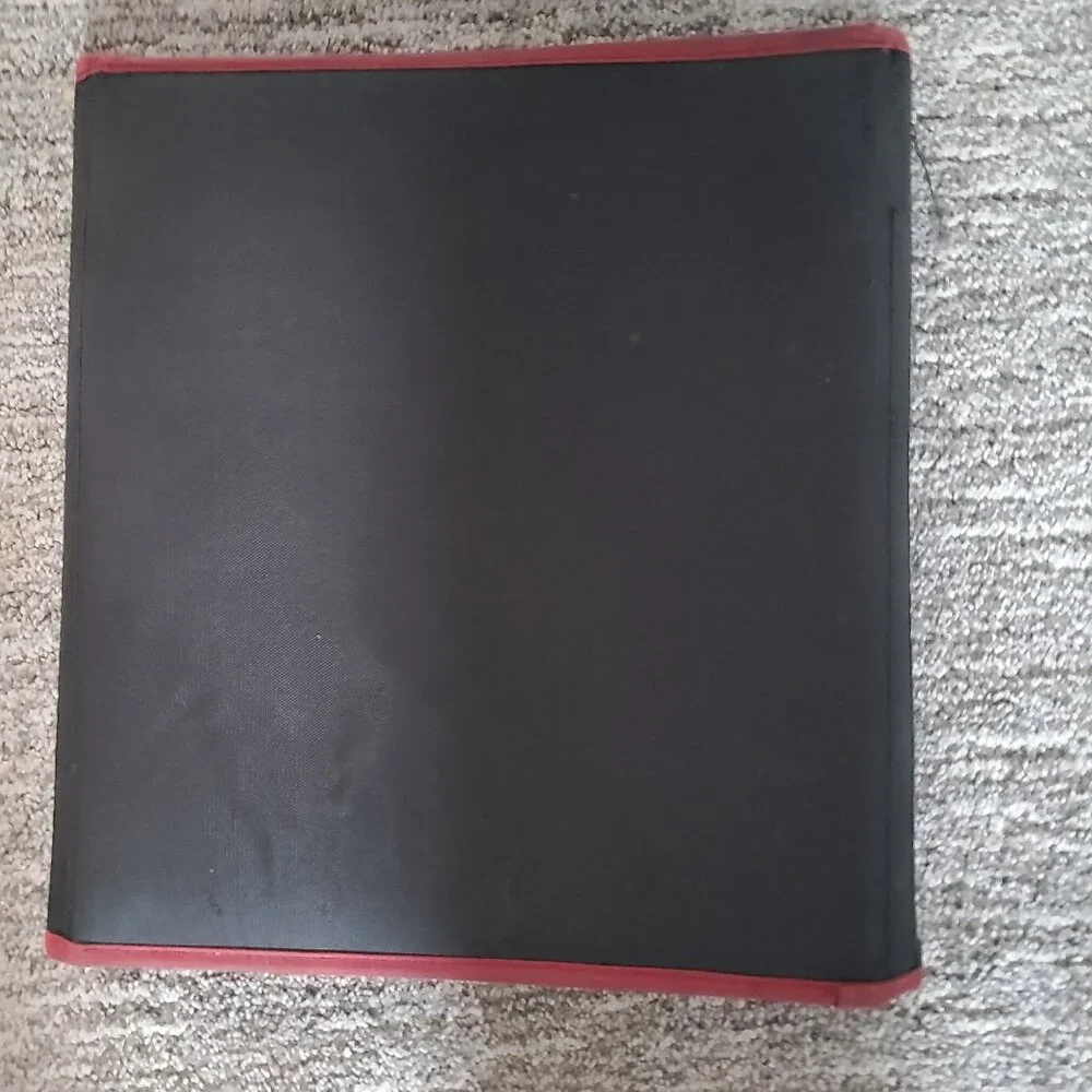 1994 Mead Nike Just Do It Trapper Keeper Three Ring Binder Black Red